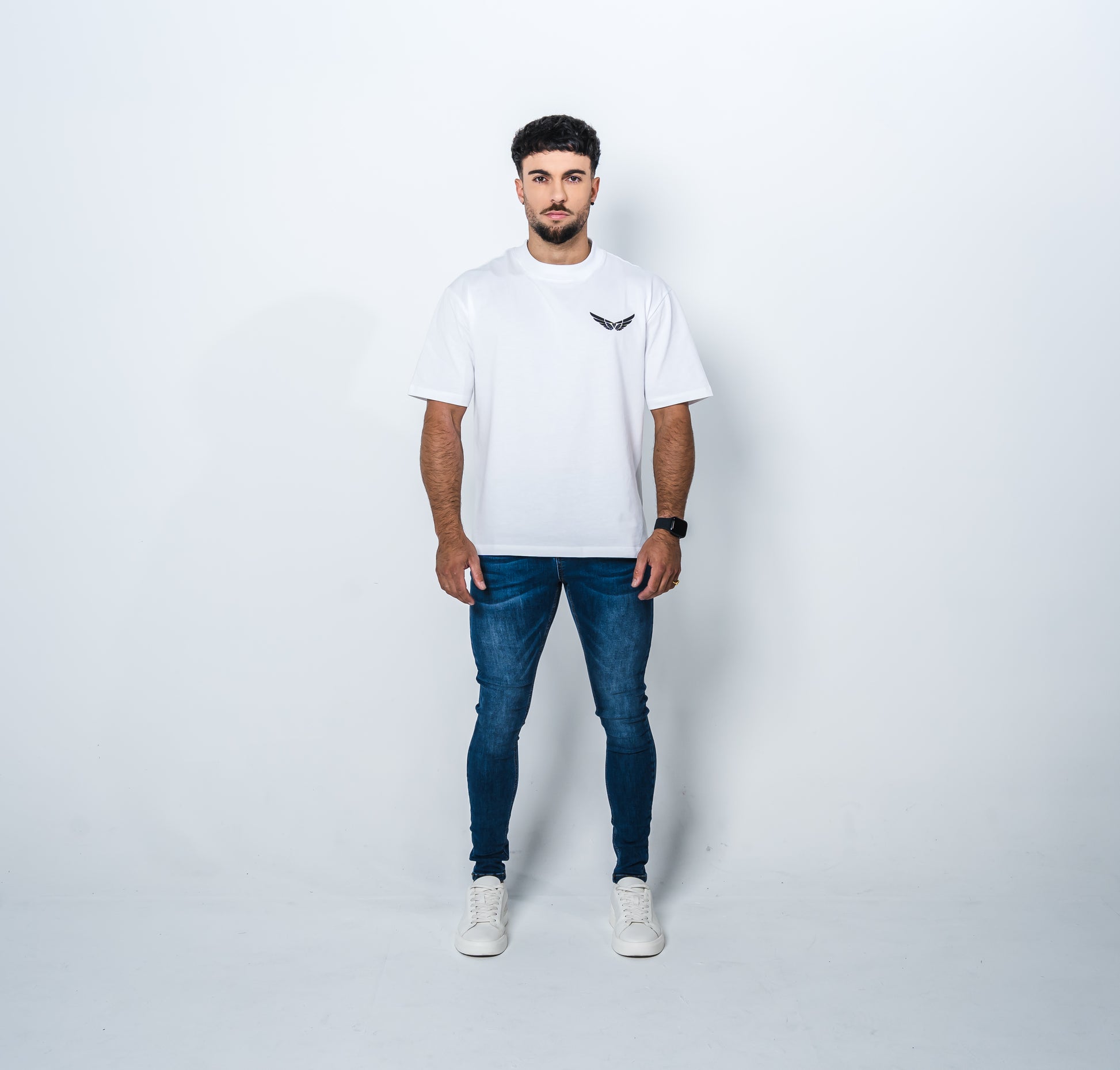 Men's Dark Blue Fitted Jean