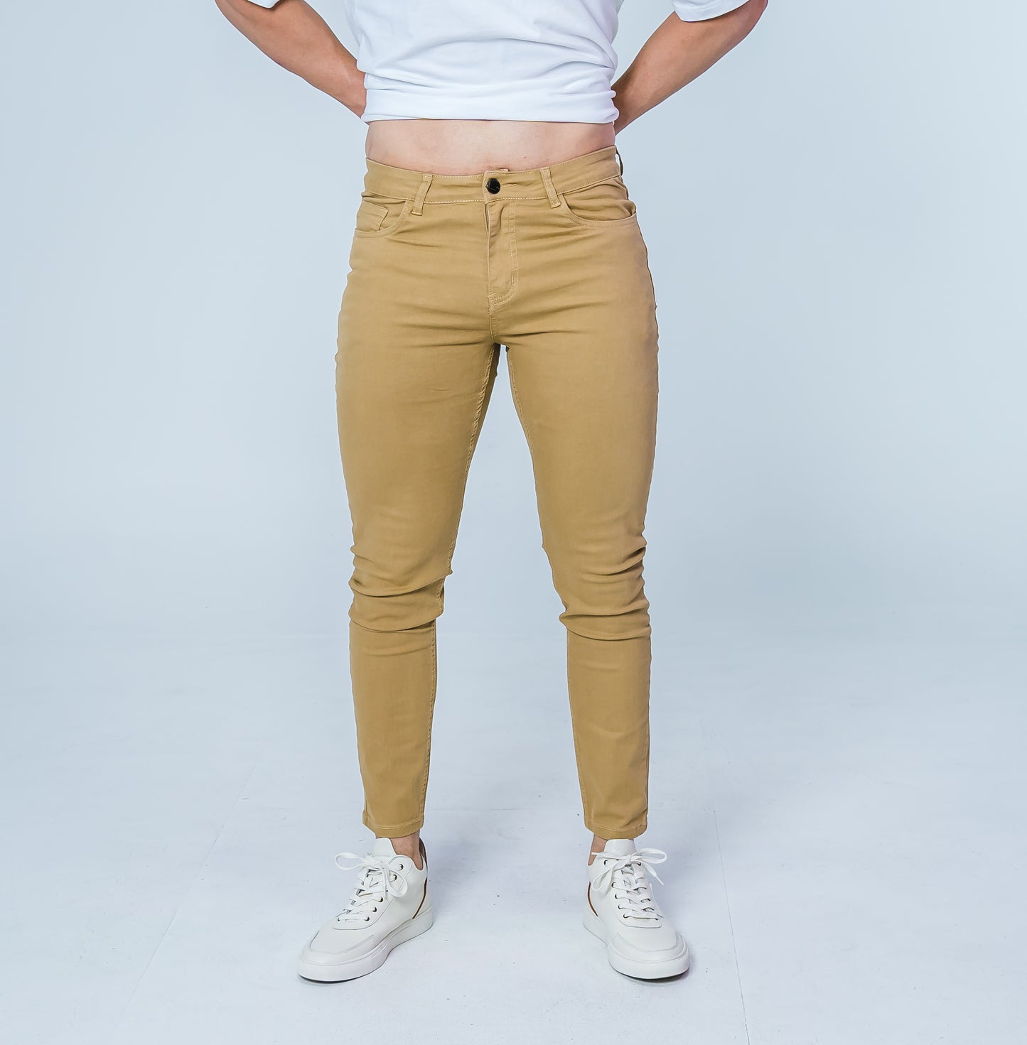 Khaki Fitted Chino