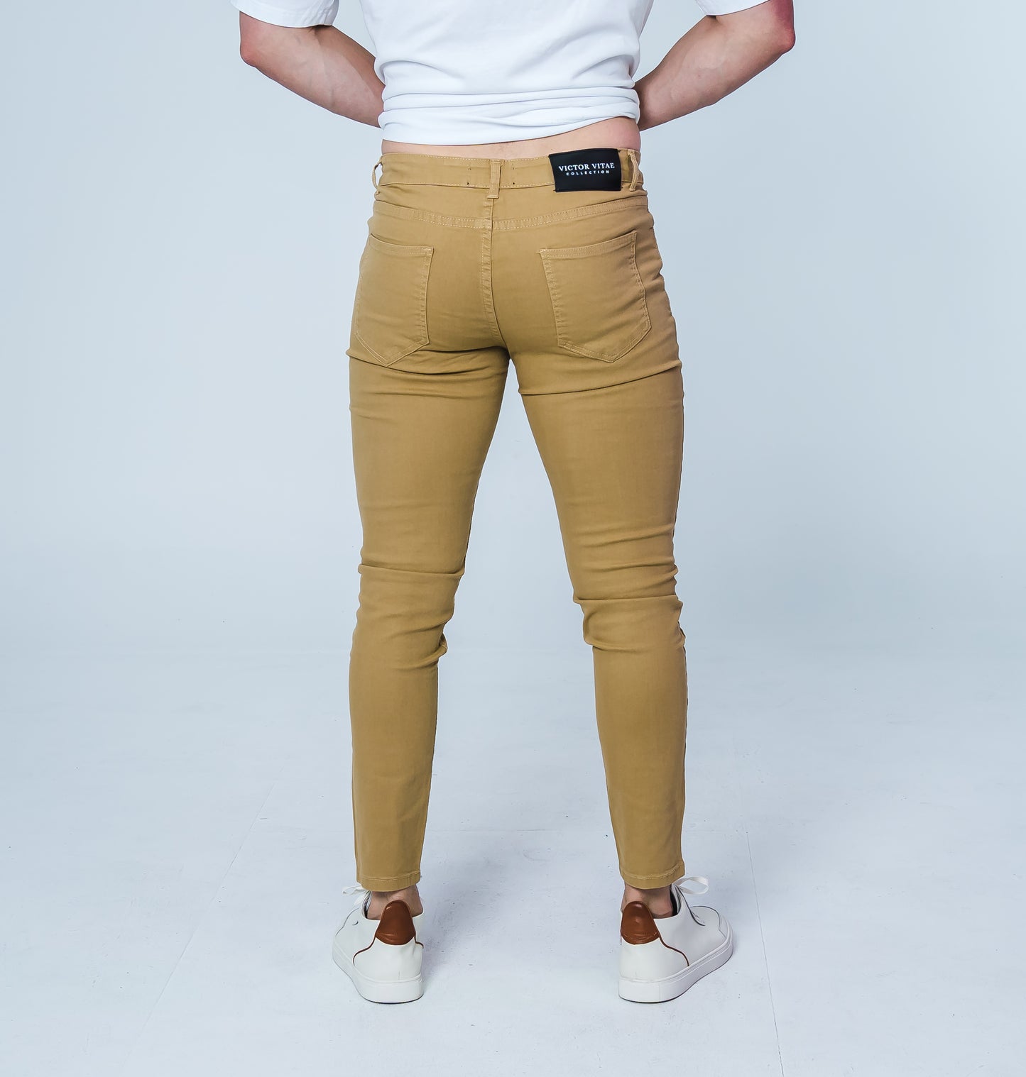 Khaki Fitted Chino