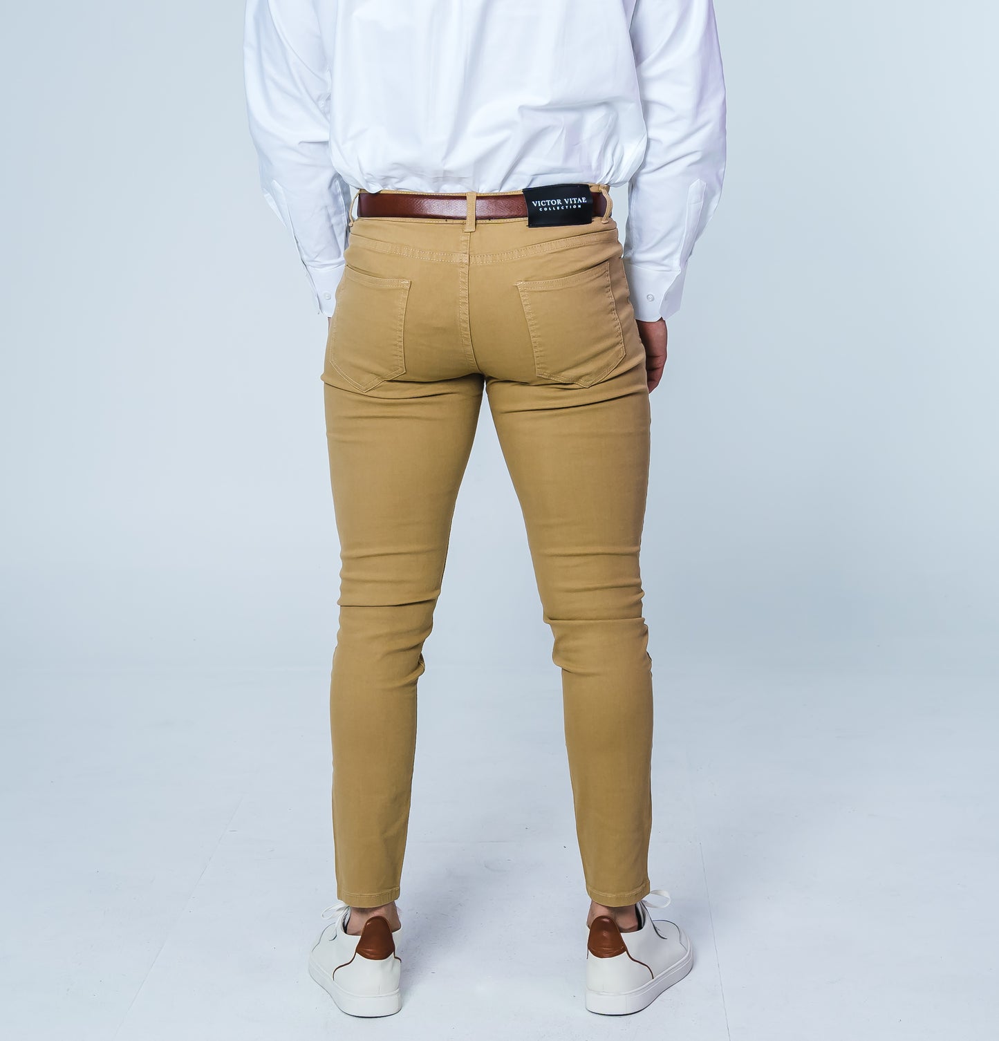 Khaki Fitted Chino