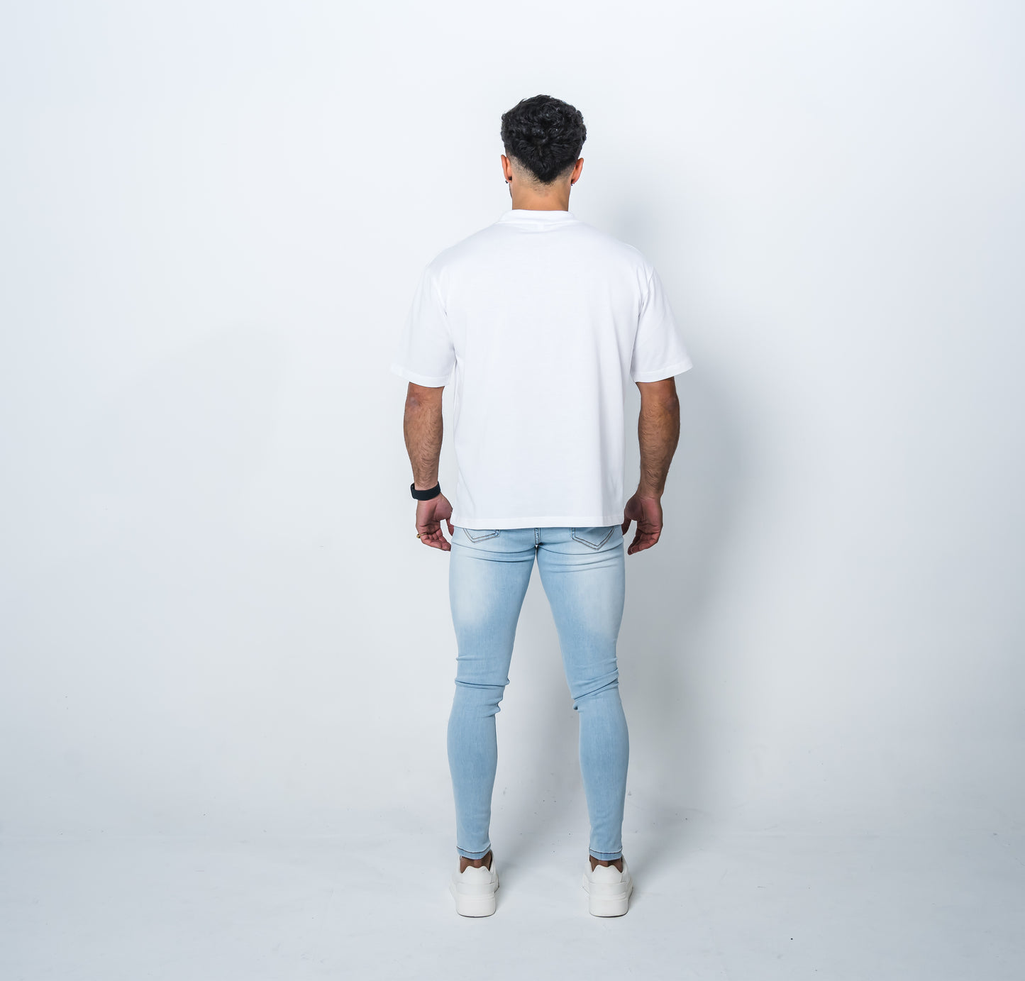 Men's Light Blue Fitted Jean