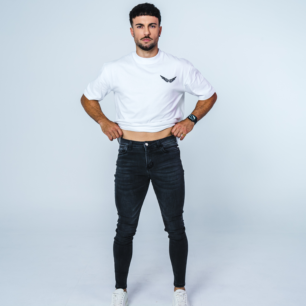 Charcoal Fitted Jean