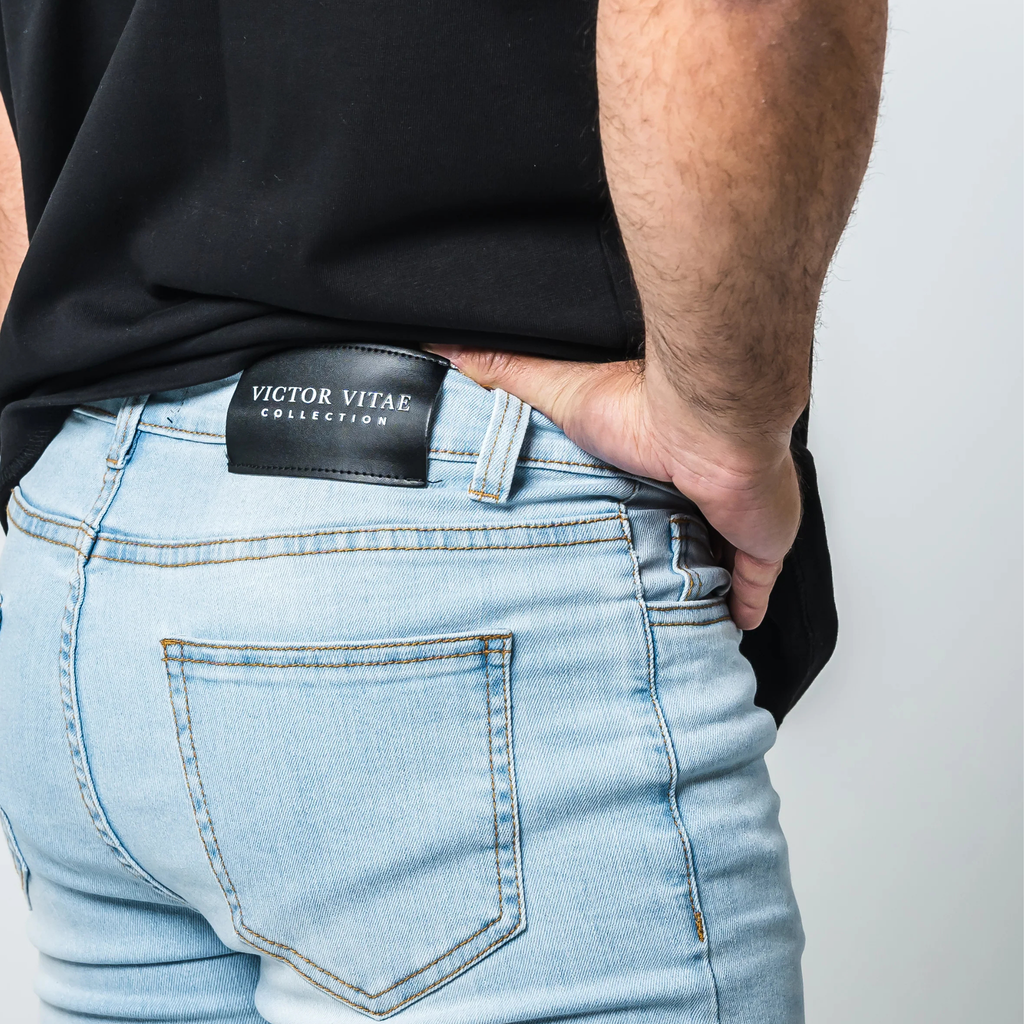 Light Blue Fitted Jean